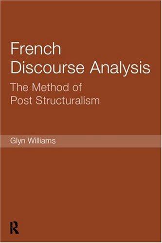 French Discourse Analysis