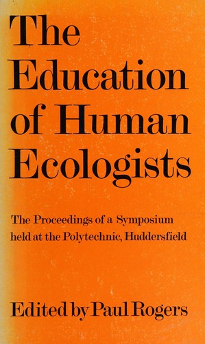 The Education of human ecologists