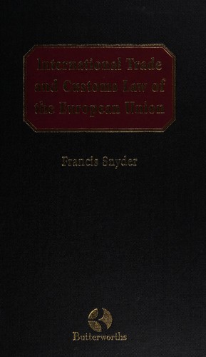 Customs and Commercial Policy in Europe, U.K.