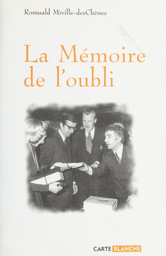 La mémoire de l'oubli