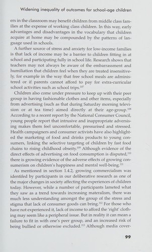 Narrowing the Gap: The Final Report of the Fabian Commission on Life Chances and Child Poverty