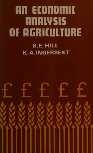 Economic Analysis of Agriculture