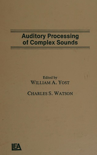 Auditory processing of complex sounds
