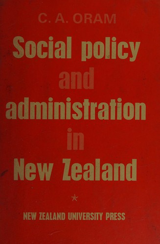 Social Policy and Administration in New Zealand