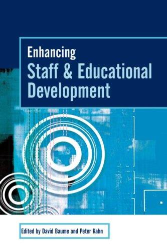 Enhancing staff and educational development