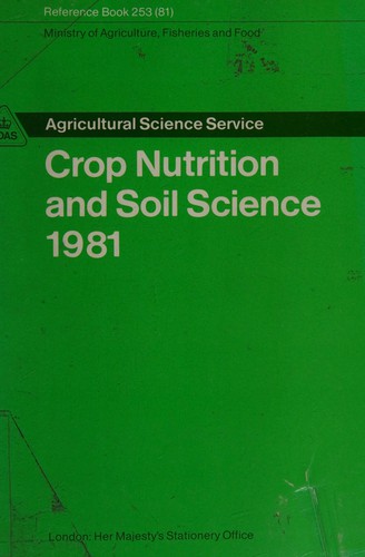Crop Nutrition and Soil Science