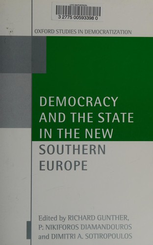 Democracy and the state in the new Southern Europe