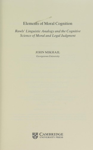 Rawls’ linguistic analogy