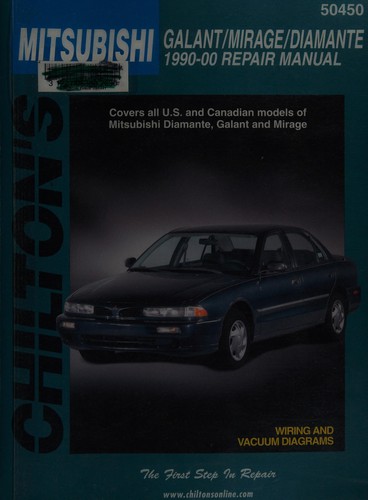 Chilton's Mitsubishi Galant/Mirage/Diamante 1990-00 Repair Manual