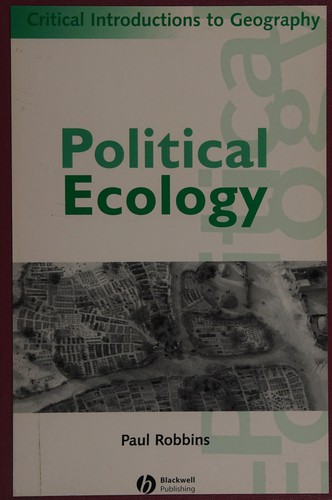 Political Ecology: A Critical Introduction