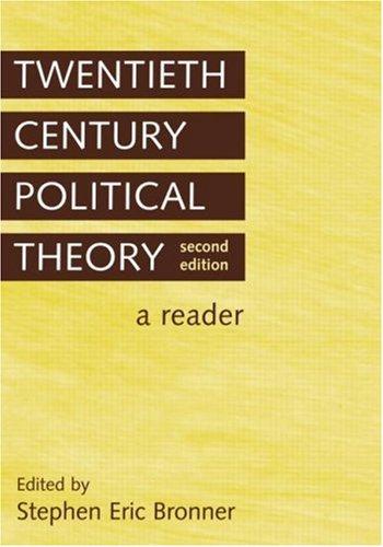 Twentieth century political theory