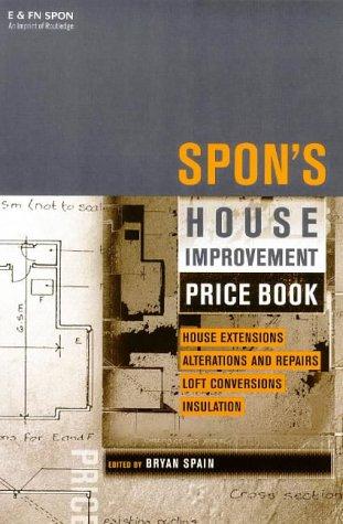 Spon's house improvement price book