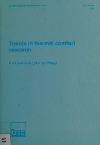 Trends in Thermal Comfort Research