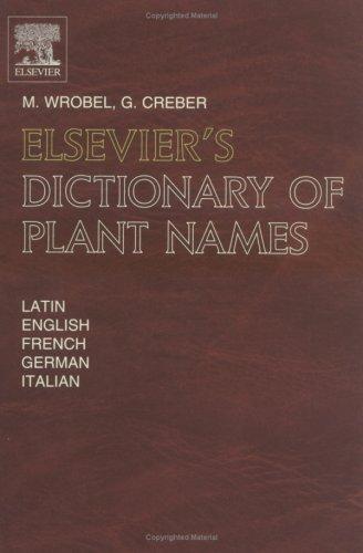 Elsevier's dictionary of plant names