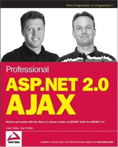 Professional ASP.NET 2.0 Ajax