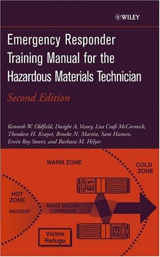Emergency Responder Training Manual for the Hazardous Materials Technician