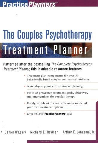 The Couples Psychotherapy Treatment Planner