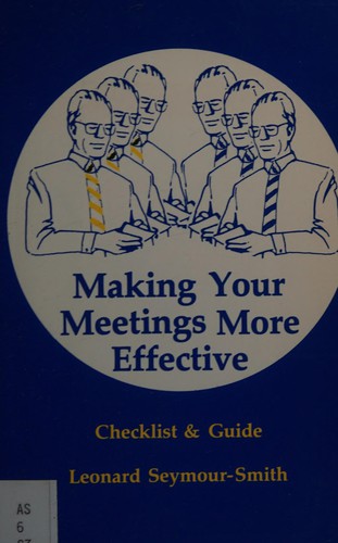 Making Your Meetings More Effective