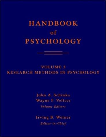 Handbook of Psychology