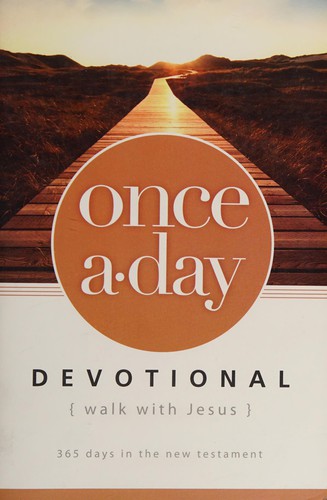 Once-a-day walk with Jesus devotional