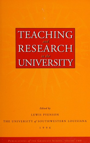 Teaching and Research in the University