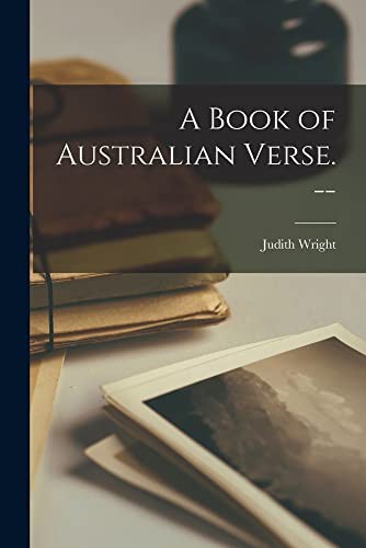 A Book of Australian Verse