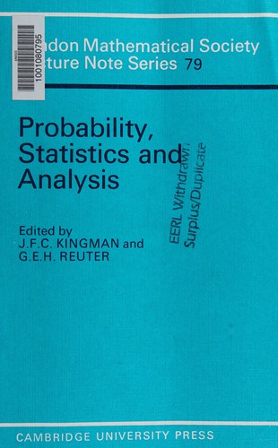 Probability, Statistics, and Analysis