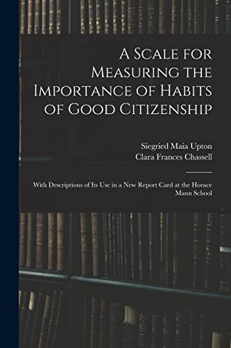 A Scale for Measuring the Importance of Habits of Good Citizenship