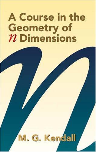 A course in the geometry of n dimensions