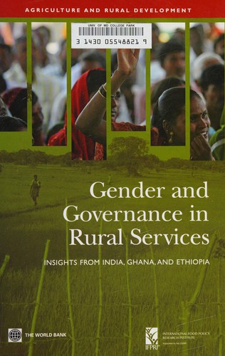 Gender and Governance in Rural Services