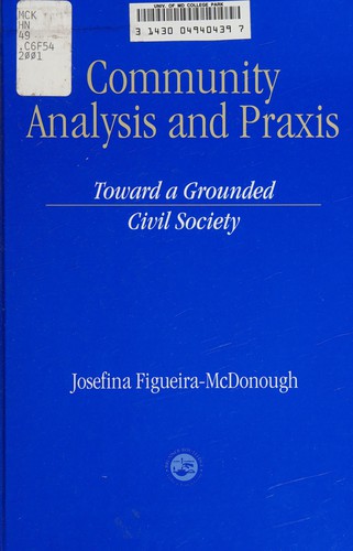 Community Analysis and Praxis