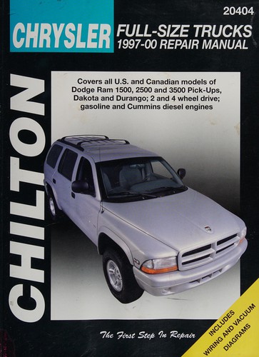 Chilton's Chrysler Full-Size Trucks, 1997-2000 Repair Manual