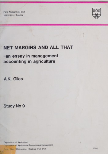 Net margins and all that