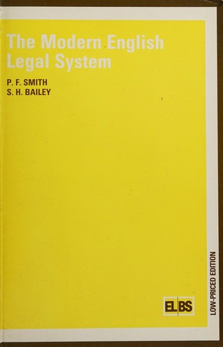 The Modern English Legal System