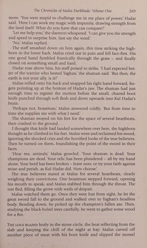 The First Chronicle of Malus Darkblade (Mallus Darkblade)