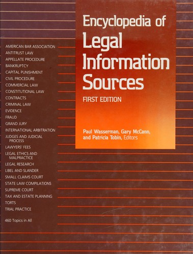 Encyclopedia of Legal Information Sources