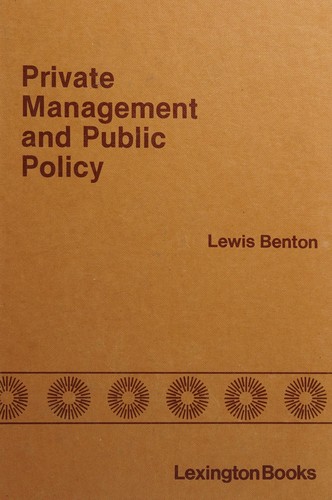 Private management and public policy