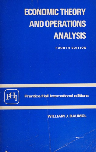 Economic Theory Oper Anal **