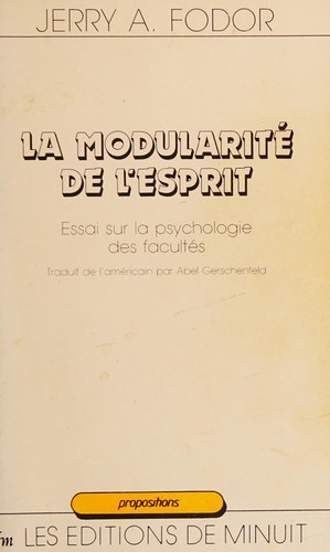 La modularité de l'esprit