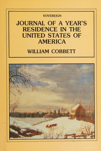 Journal of a year's residence in the United States of America