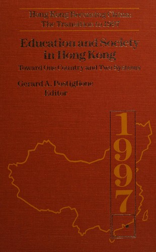 Education and Society in Hong Kong