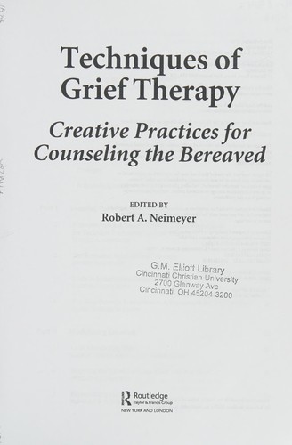 Techniques of Grief Therapy