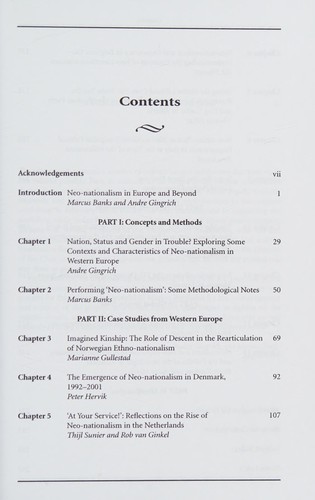 Neo-nationalism in Europe and beyond