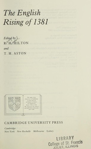 The English rising of 1381