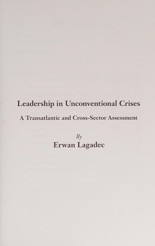 Leadership in Unconventional Crises