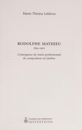 Rodolphe Mathieu