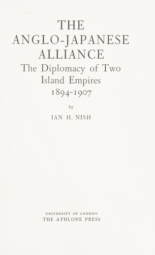 The Anglo-Japanese alliance