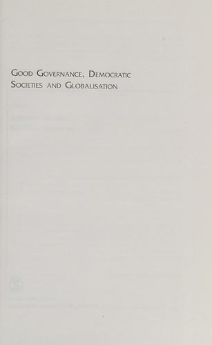 Good Governance, Democratic Societies and Globalisation
