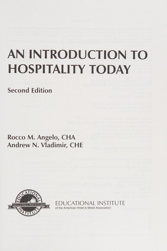An introduction to hospitality today