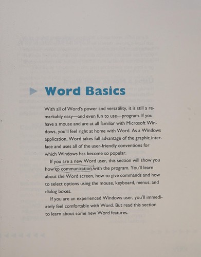 The ABCs of Word 6 for Windows